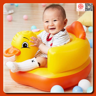 【YTL】เบาะลมหัดนั่งเด็กเล็ก โซฟาฝึกนั่งเด็กอ่อน ลายเป็ด แบบเป…