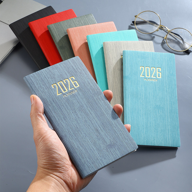planner 2026 planner Cross-Border 2026 a6 English Planner Thin Weekly Calendar Schedule Notebook 365