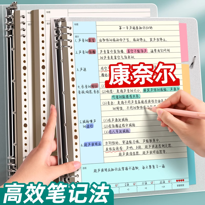 planner 2026 แพลนเนอร์ 2026 สมุดบันทึก คอร์เนล สมุดหลวม ข5 นักเรียนมัธยมต้นเฉพาะโน๊ตบุ๊คหลวมใบที่ถอด