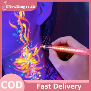 UNewKing 1/8cs นักเรียนเด็ก Creative ภาพวาดเรืองแสง Marker ป…