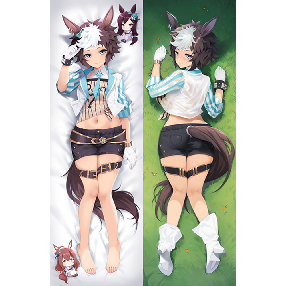 Umamusume: Pretty Derby Mejiro Ryan Dakimakura หมอนกอดร่างกายเต็มรูปแบบญี่ปุ่น Otaku หมอนเบาะรองนั่ง