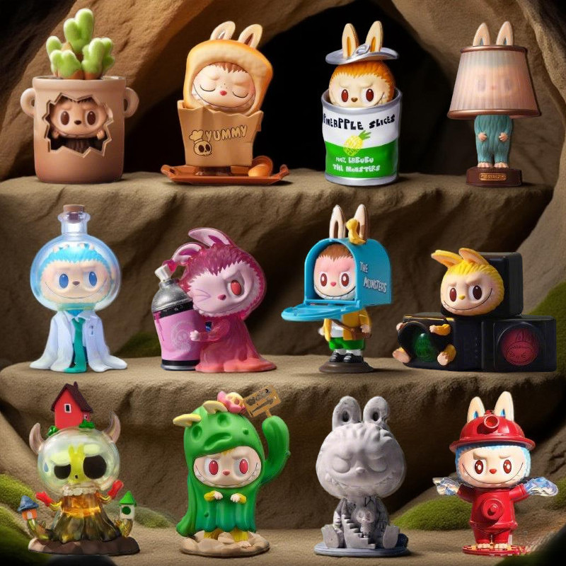 POPMART LABUBU Cant See Me Series รูปของเล่นของขวัญกล่องปริศนา