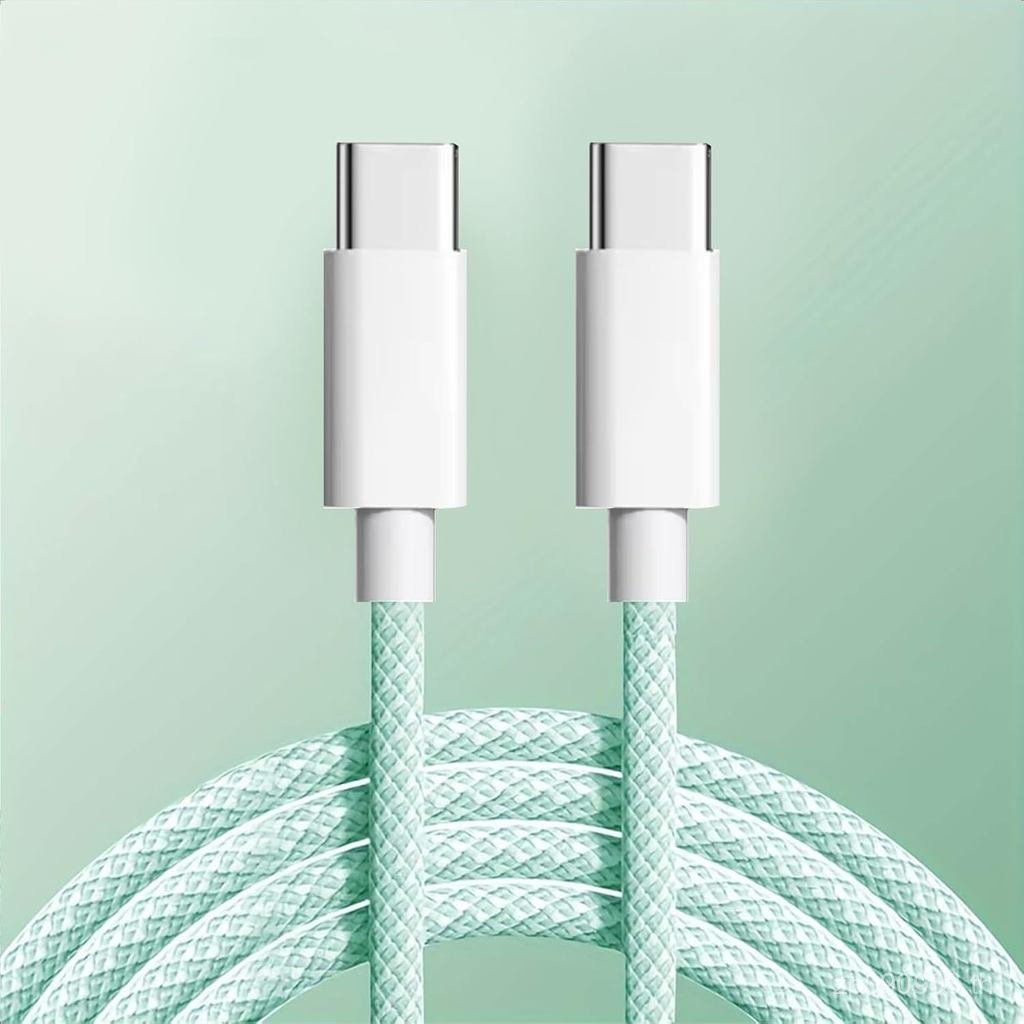 USB C Cable, 3FT 1Pack Nylon Braided Type C to Type C Cable, 1Pack USB C Fast Charging Cord for i Ph