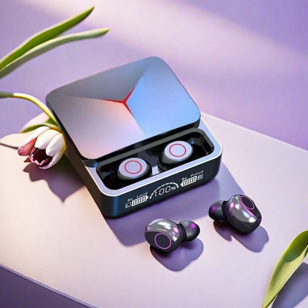 M90 Pro TWS หูฟังไร้สายบลูทูธ ANC Noise Cancelling ชุดหูฟังสเตอริโอ HiFi