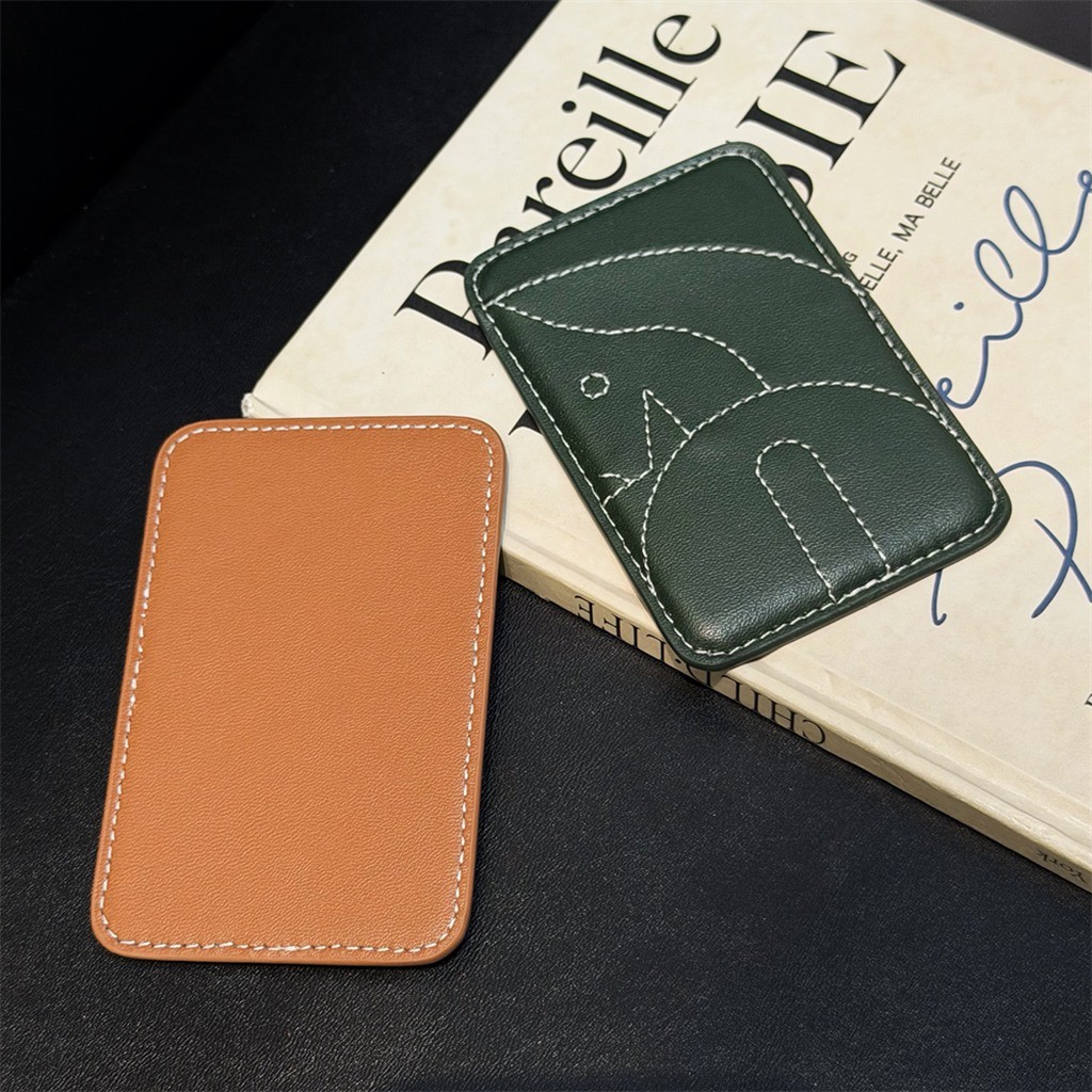 Magnetic Attraction Card Holder PU หนัง All-match แฟชั่น Horser รูปแบบคู่การ์ดอุปกรณ์เสริมสําหรับ Naked โทรศัพท์มือถือ Magsafe ฝาครอบแท็บเล็ต ราคา ถูกที่สุด ดีลบีเคเค แกลเลอรีภาพที่ 3