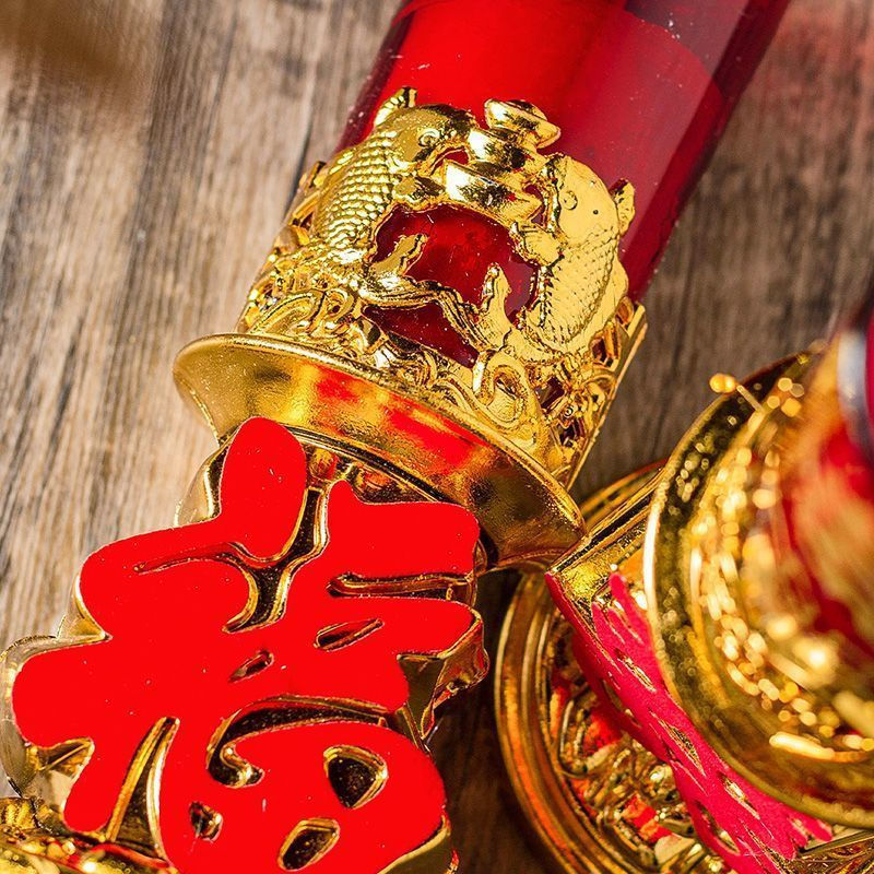 New Product#Wedding Candles Pair Red Wedding Candles Bridal Candles Wedding Room Eternal Light Candl