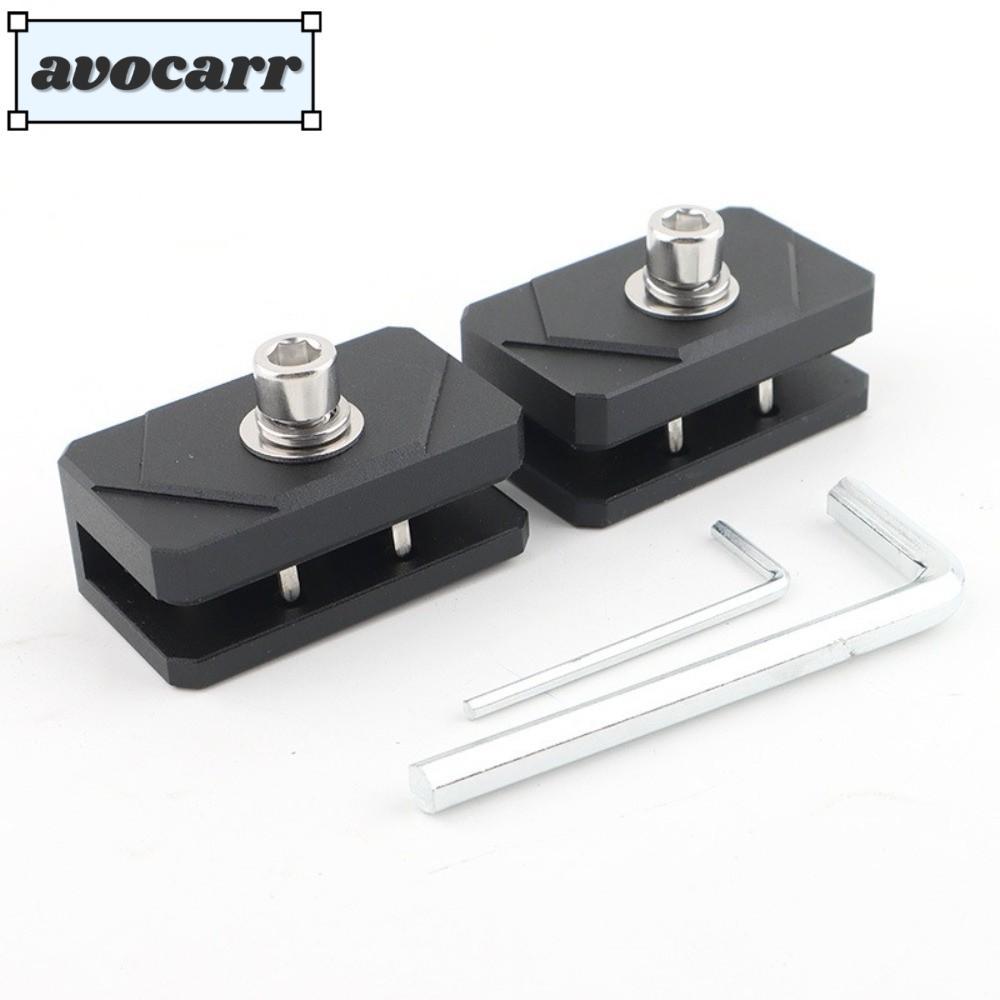 AVOCAR LED ไฟหน้า Clamps, Mount Kit ขายึดไฟสัญญาณสปอตไลท์ติดตั้งง่าย, อลูมิเนียมอัลลอยด์ทนทานสะดวกที่ยึดโคมไฟรถยนต์ใช้รถจักรยานยนต์