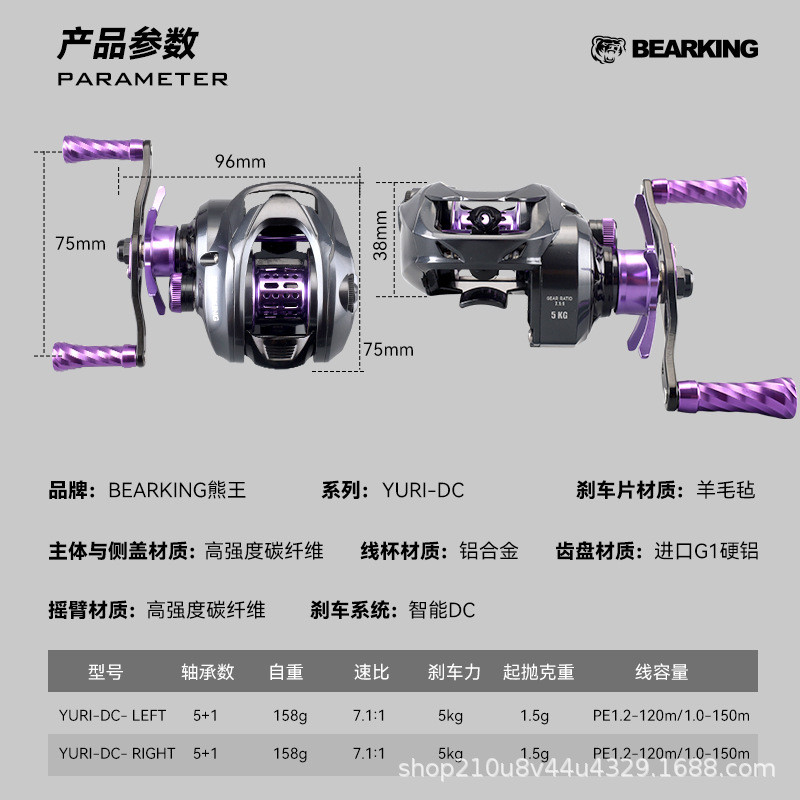 BearKing Uni DC Smart Water Drop Wheel 2025 นวัตกรรม Zero Tooth Feeling น้ำหนักเบา 158g พร้อมสายป้อง