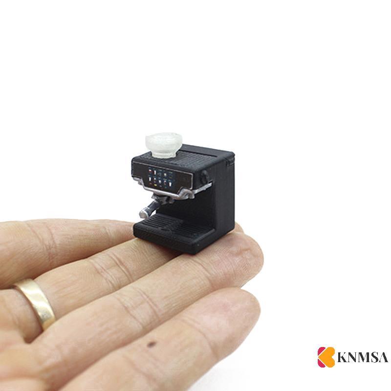 KNMSA] 1:12 Scale Miniature Fancraft Coffee Machine Accessories Dollhouse Miniature Coffee Machine M