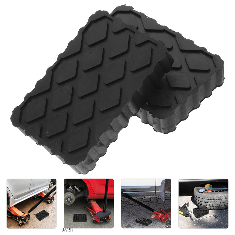 JM9T-1/2 Pcs Camper Jack Stand Pads Travel Trailer Jack Pads Non Slip Camper Jack Pad Anti-Vibration