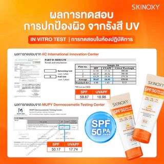 Skinoxy Pro Sun Protection Body Lotion SPF50+ PA++++ 180g ​โลชั่นกันแดดสำหรับผิวกาย ​สกินอ๊อกซี่.