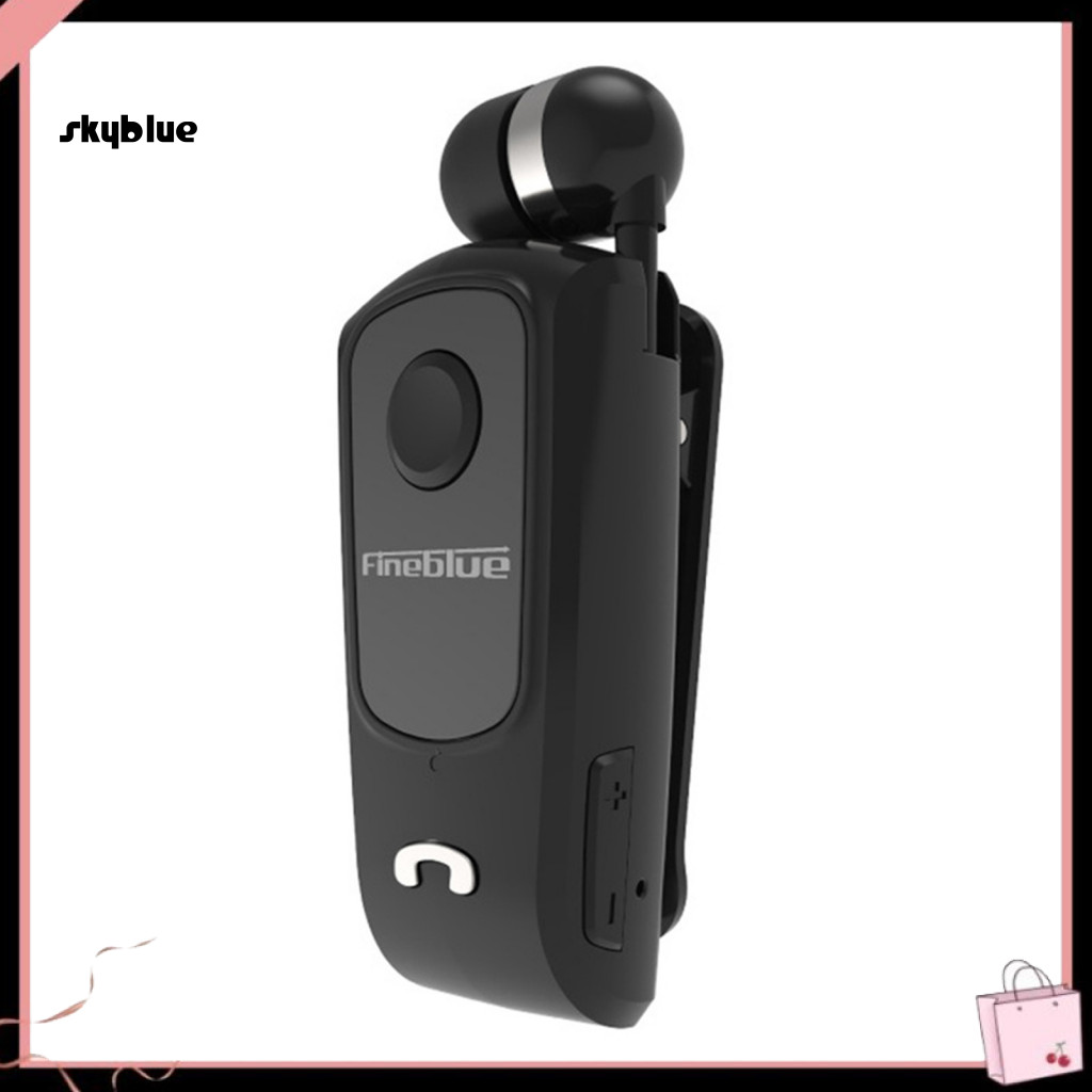 [Sy] Fineblue F920 Vibration Alert Collar Clip หูฟังที่รองรับบลูทูธธุรกิจข้างเดียว