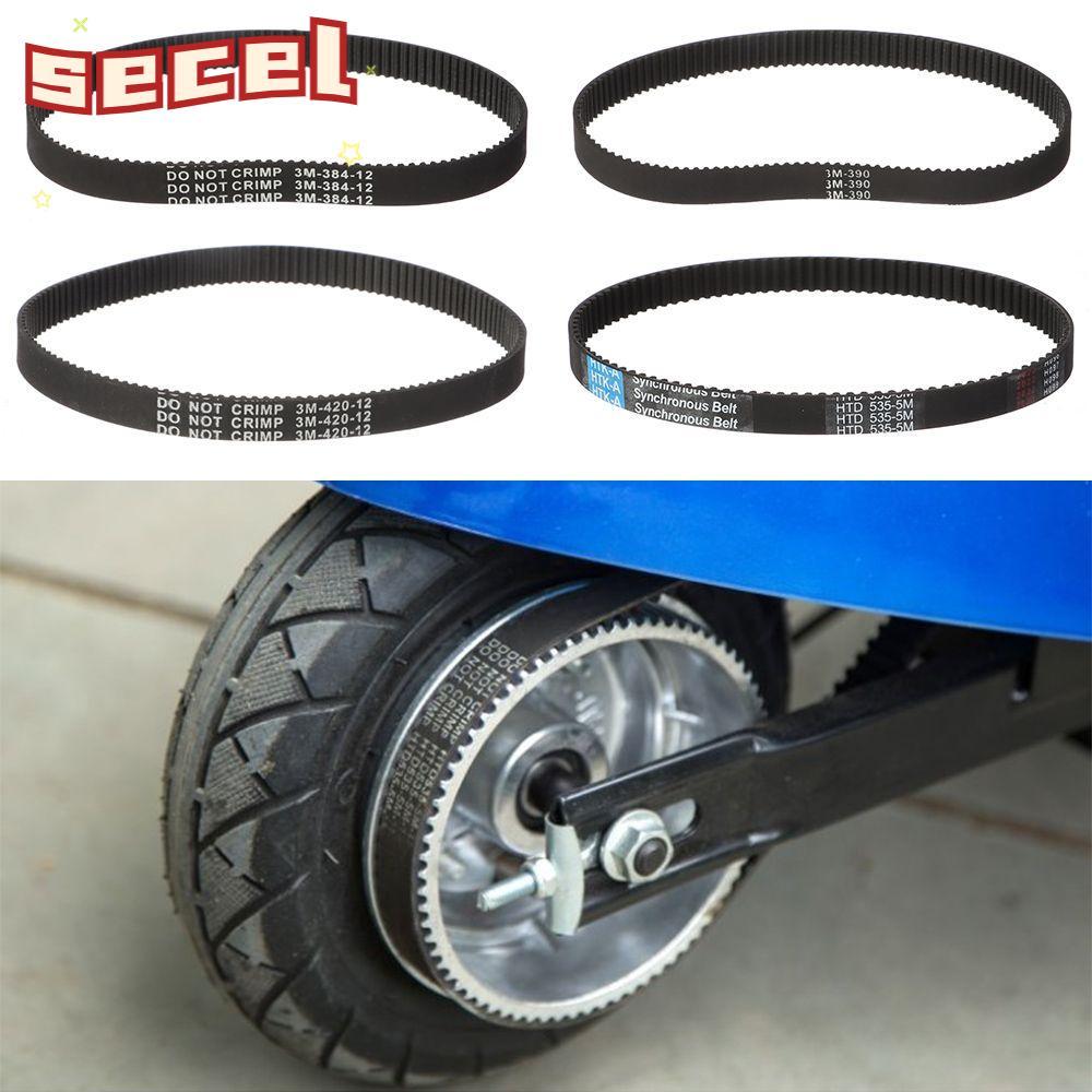 SECEL Transmission Belt สีดำ ขนาด 384 เหมาะสำหรับรถสกูตเตอร์ไฟฟ้าและHoverboard