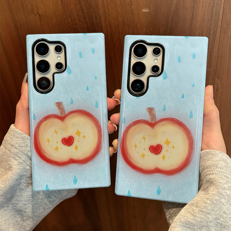 เคสป้องกันรูปแบบผลไม้แห่งความรักเหมาะสําหรับ Samsung s26 s26ultra s22u s23 plus s23FE s24 s25 plus A55 A56 A36 เคสโทรศัพท์มือถือ