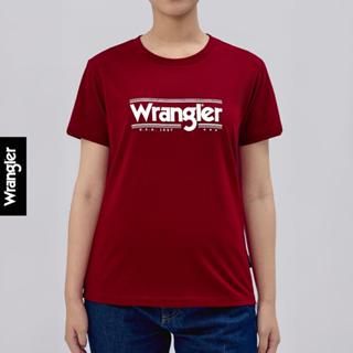WRANGLER เสื้อยืดแขนสั้นผู้หญิง ทรง Regular รุ่น WR F425WTSS…