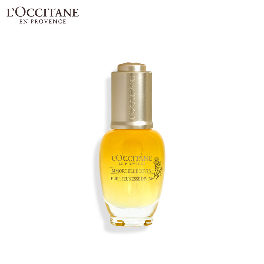 L'Occitane Immortelle Divine Youth Face Oil 30ml ล็อกซิทาน ออยล์บำรุงผิวหน้า อิมมอคแตล ดีไวน์ ยูธ เฟซ ออยล์ 30มล
