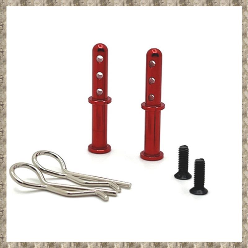 [zv0lma8i] RC รถอัพเกรดเสาเปลือกรถชุดสําหรับ,Rexroth LC 1/12 1/14 RC รถอะไหล่อัพเกรดสีแดง