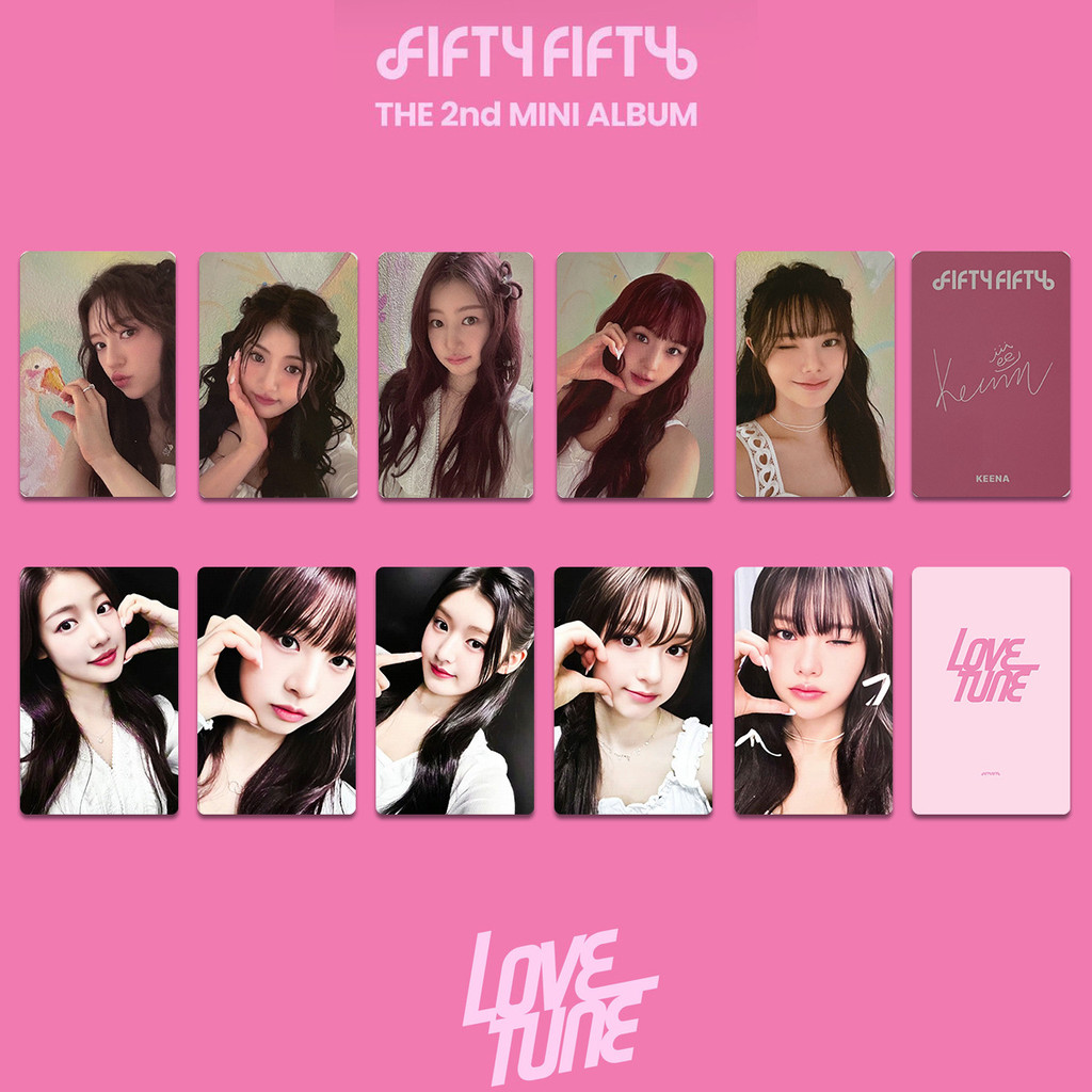 FIFTY FIFTY สินค้า Photocard Love Tune สุ่ม Photocard Bonus Card อัลบั้มการ์ด TWENY26.4.7