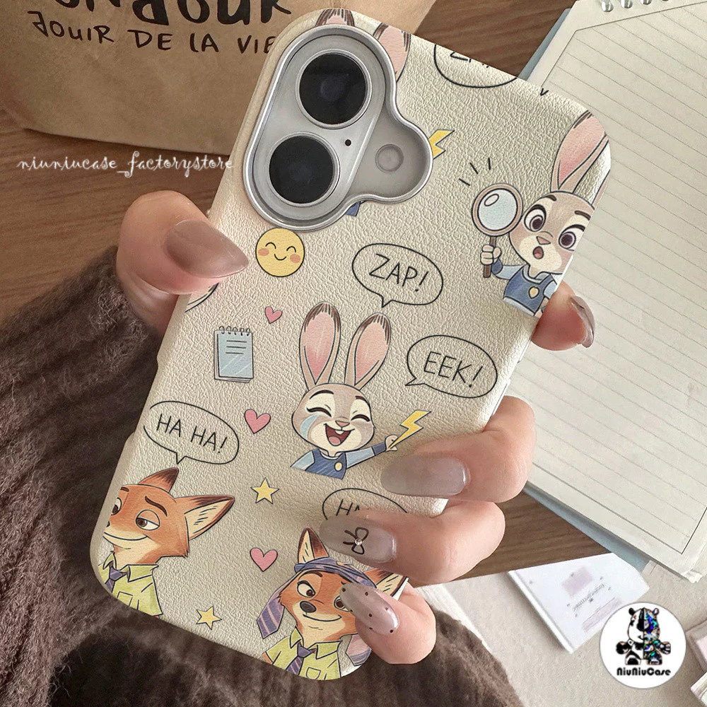 🚚ส่งจากไทย🚚 เคส กระต่ายน่ารัก For IPhone 17 16 15 14 13 12 11 Pro Max 11 13Pro X XR XS Max 7 8 Plus เคสโทรศัพท์ เคสหนัง