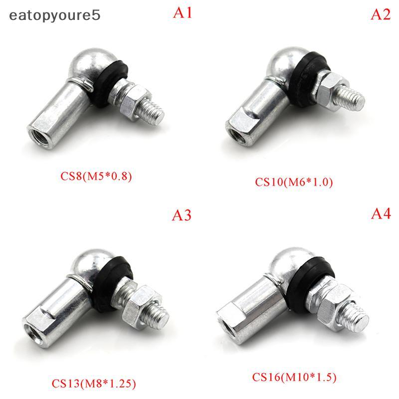 Eatopyoure5] ความแม่นยําสูง Ball Head Joint Rod End Bearing M5 M6 M8 M10 มุมขวา CS8 CS10 CS13 CS16 ส