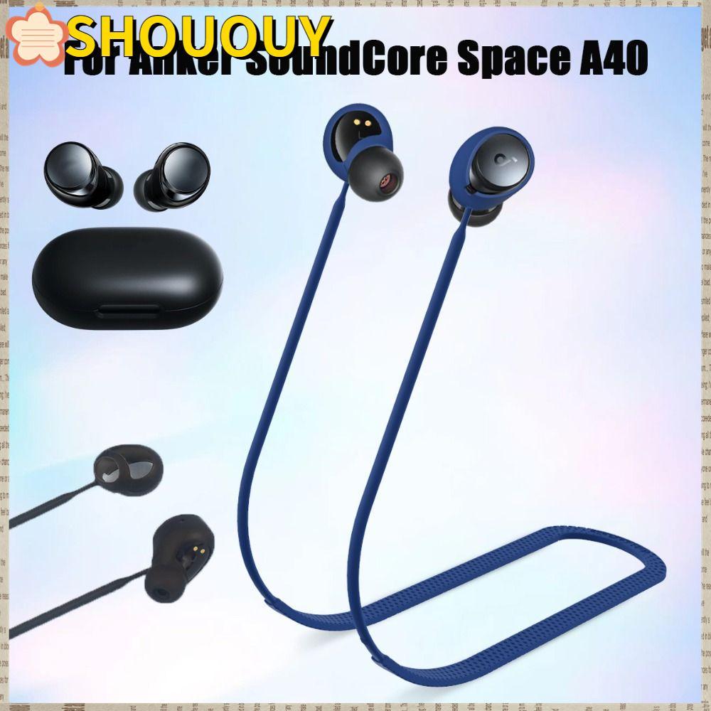 SHOUUY แขวนคอ Lanyard,ยืดหยุ่นกันน้ํา Anti-Lost Strap, Soft Sweatproof Anti Loss สําหรับ Anker Sound