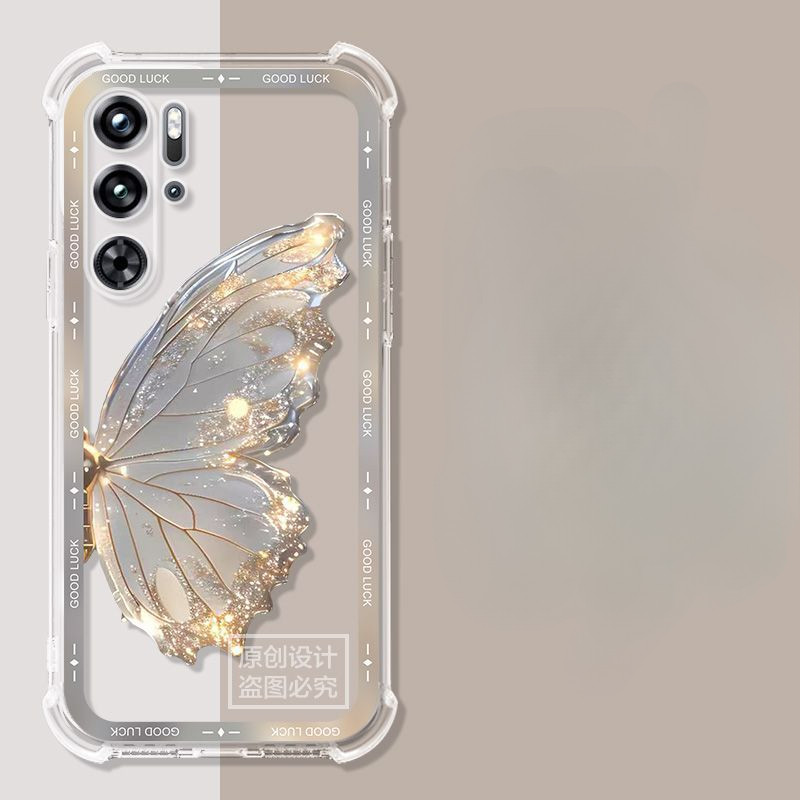 สําหรับเคสโทรศัพท์ RedMagic 9spro 9SPro + เคสป้องกันสําหรับเล่นเกม RedMagic 8/7/6sPro โปร่งใสแสงบาง