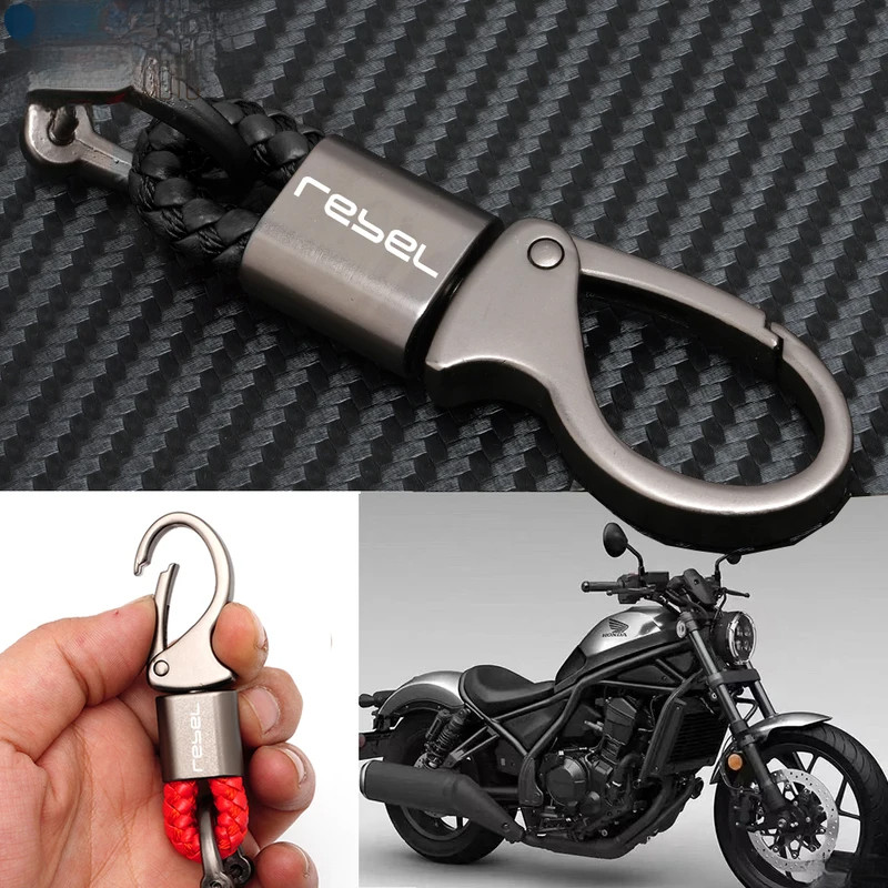 ใหม่สําหรับ Honda Rebel Cmx CM 300 500 1100 Cmx300 Cmx500 Cmx1100 รถจักรยานยนต์พวงกุญแจโลหะพวงกุญแจ Key Holder ผู้ชายอุปกรณ์เสริม