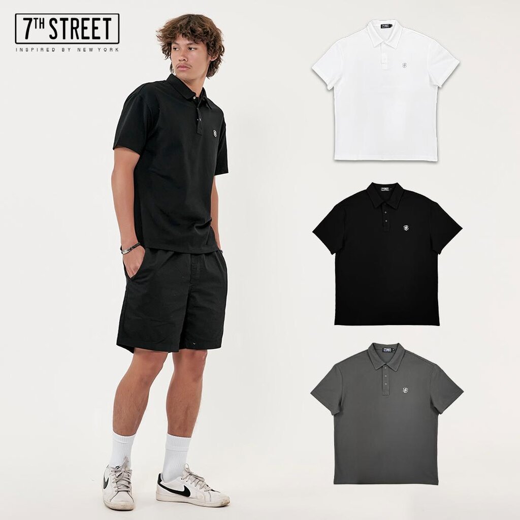 7ᵗʰ Street Polo Oversize แมทซ์ทุกลุคให้ดูดี ใส่สบาย เรียบง่าย รุ่น PZSL