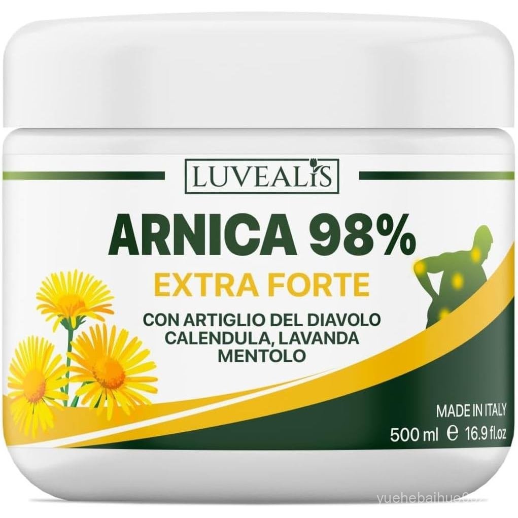 Arnica for Horses for Human Use Arnica Gel Extra Strong 500 ml Enhanced with Strong Devils Claw Neck