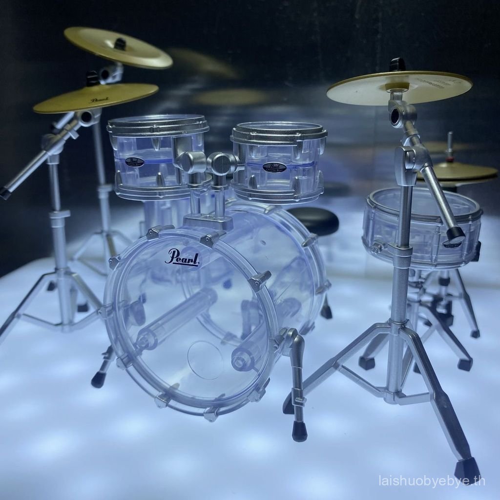 Bandai Miniature Model Pearl Stand Drum Jazz Drum First Jewelry ของเล่นแคปซูลคลังสินค้าพร้อม