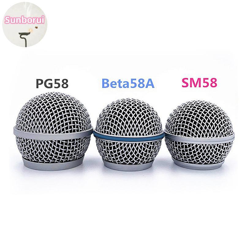 Sunborui เปลี่ยนโลหะไมโครโฟน Grille Replacing Professional Party Mic Head Part อุปกรณ์เสริมสําหรับ S