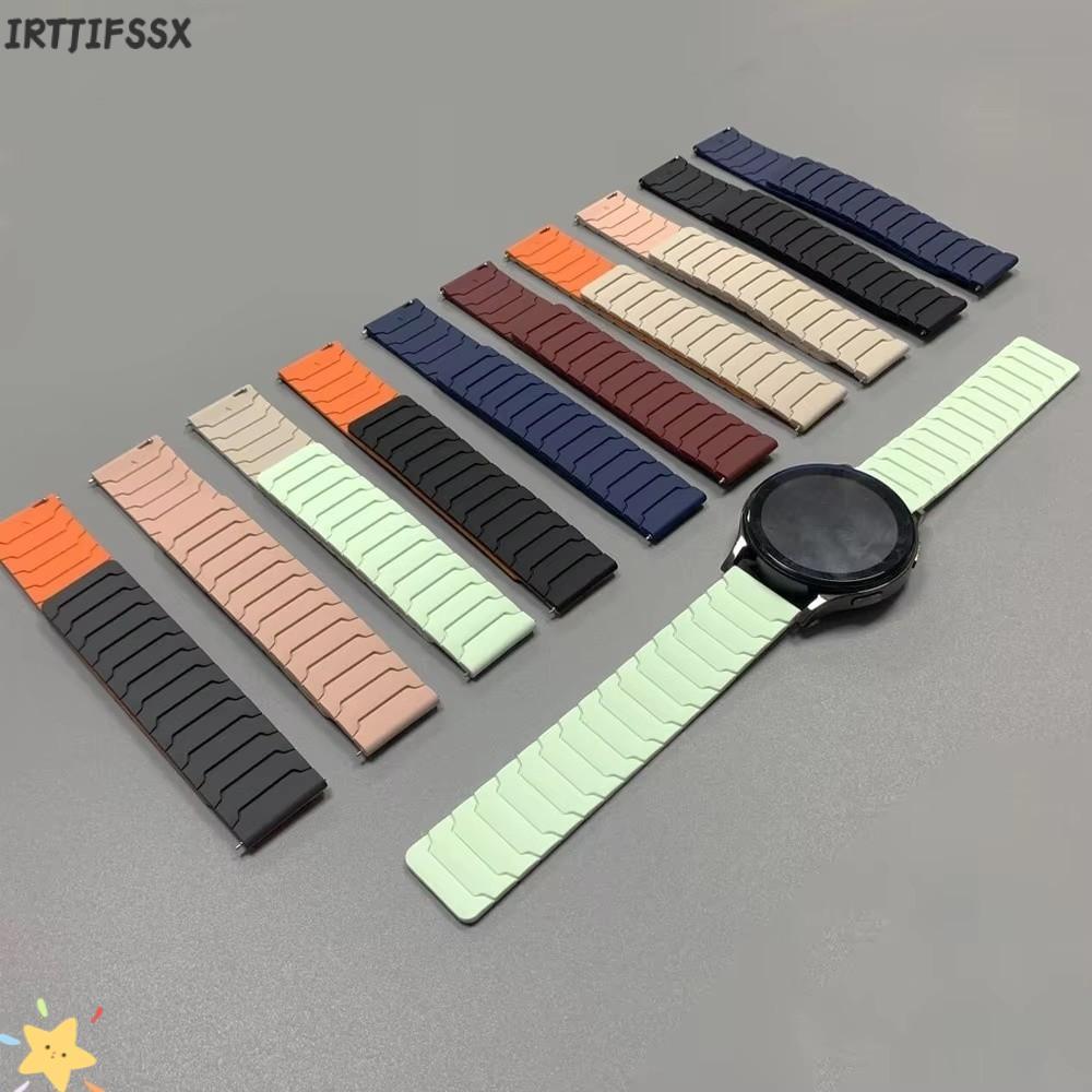 IRTJIFSSX Loop Band, 20/22 มม.สายรัดแม่เหล็กยืดหยุ่น,แฟชั่นซิลิโคนปรับสร้อยข้อมือกีฬาสําหรับ Huawei GT5/GT4 สวมใส่ง่าย