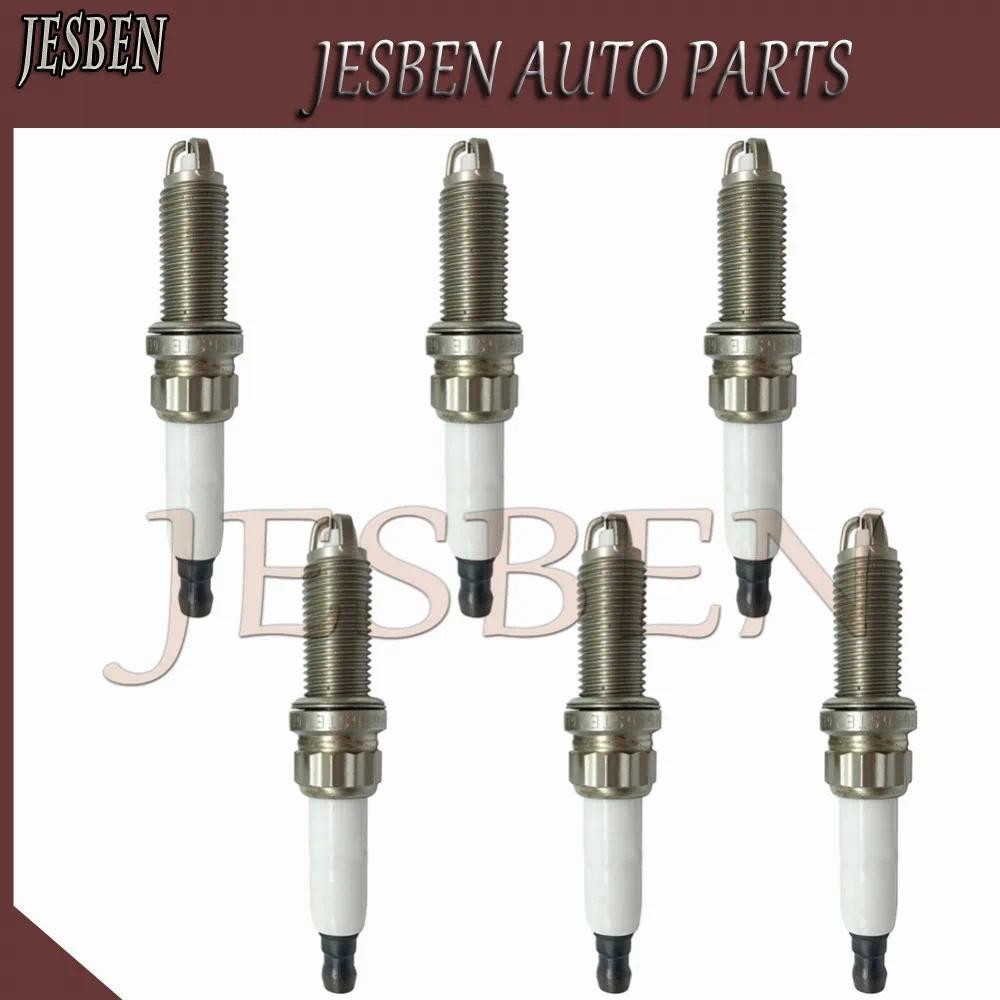 6X 12120037244 ZGR6STE2 หัวเทียนกําลังสูงสําหรับ BMW F01 F02 F03 F04 F10 F11 E60 E61 E63 E64 E81 E82