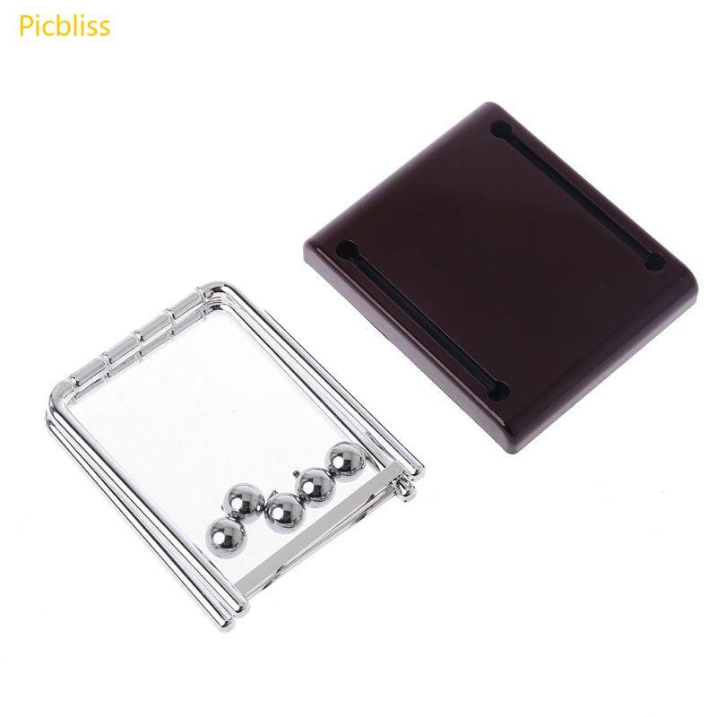 Picbliss Cradle Steel Newton s Balance ฟิสิกส์วิทยาศาสตร์ลูกตุ้มของเล่นโต๊ะสนุก