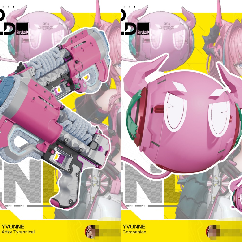 ไฟล์ STL สำหรับพิมพ์ 3D โมเดล  Yvonne จาก Arknights: Endfield  ไม่ใช่ตัวโมเดล