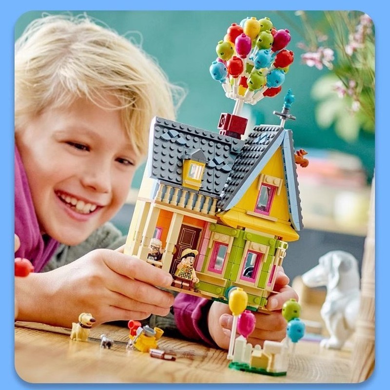เข้ากันได้กับ Lego 43217 Disney Series Flying House Travels รอบประกอบอาคารบล็อกของเล่น T