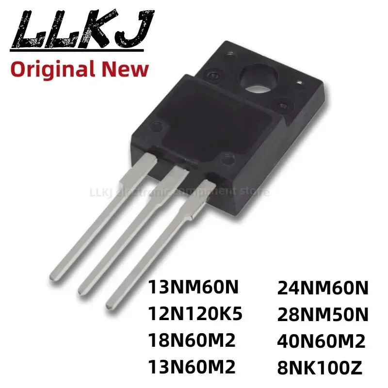 5pcs STF13NM60N STF12N120K5 STF18N60M2 STF13N60M2 STF24NM60N STF28NM50N STF40N60M2 STF8 STF100Z ทราน