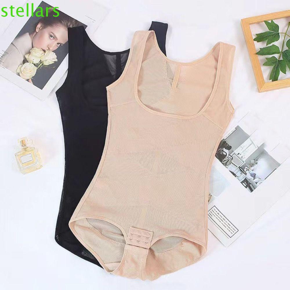 STELLARSYNC Slimming Bodysuit Shaper, Cross Fit ตาข่ายบางหลังคลอด Shapewear,ยืดหยุ่น Tummy Control ชุดชั้นในโปร่งใสผู้หญิงรัดตัว Jumpsuits โยคะ