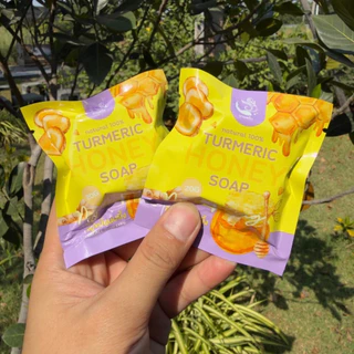 งามพริ้ง สบู่ขมิ้นนมผึ้ง สบู่ลดสิวอุดตัน สิวเสี้ยน กระชับรูขุมขน หน้าขาวกระจ่างใส (20 กรัม)