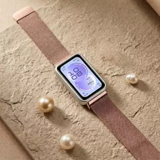 สายรัดโลหะลูป Milanese for Huawei Band 11/ 11 Pro/ Huawei Band 10 9 8 สายรัดข้อมือสแตนเลสแม่เหล็ก อุปกรณ์เสริม