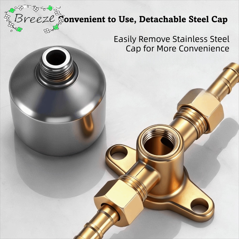 BREEZE กระบอกแรงดัน,ที่ถอดออกได้ทองแดงเต็มรูปแบบไฟฟ้า Sprayer Air Tank,ชลประทานเครื่องมือแรงดันสูง Booster ความดันรั่วสวน Sprayer กระบอก Gardeners