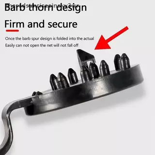 (the) 100 ชิ้นผ้าร่มพลาสติกคลิป Sun Shade สุทธิคลิปเรือนกระจกผ้า Fixing Clamps Grommet รั้วตาข่ายตะขอ (TH)