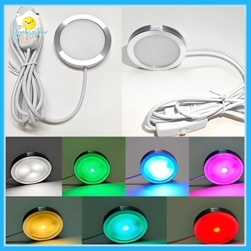 [Inthehot-t] USB Circular Wltra-thin Aluminium Alloy Lamp 5V 3D Printer Accessories Led Light Parts 