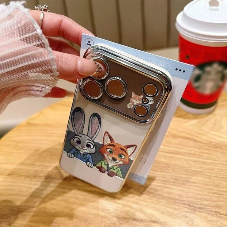 สําหรับ IPhone17 16 15 14 13 12 11ProMax XR 7Plus การ์ตูน Nick Judy คู่ Big Windows เคสโทรศัพท์ thumbnail 8