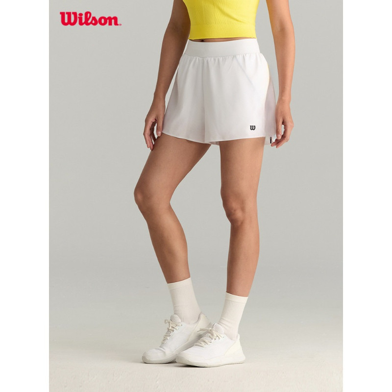 กางเกงขาสั้นผ้าทอกีฬา Wilson สำหรับเทนนิสผู้หญิง