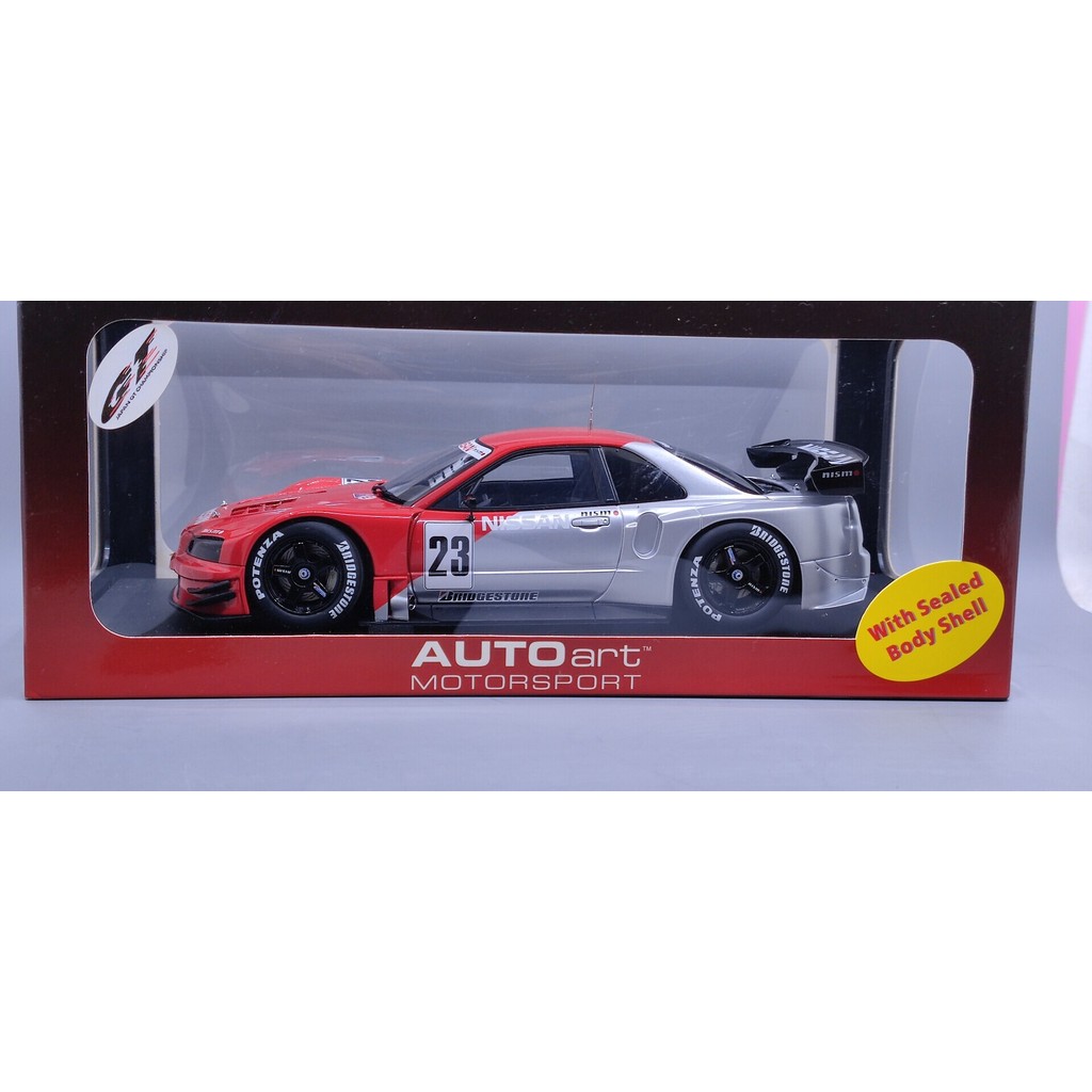AUTOART 1/18 GTR R34 JGTC รถเหล็ก รุ่น 232 xanavi hiroto gtr r34 รถเต่า รถโลหะผสม รายละเอียดโดยรวมสี