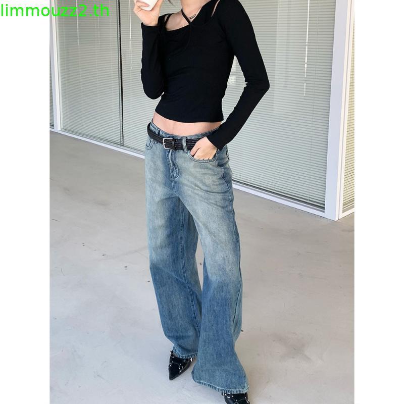 Riley.apparels - Virgin Jeans กางเกงยีนส์ 2ความยาว ทรงกระบอกกลางปลายขาม้า 7012