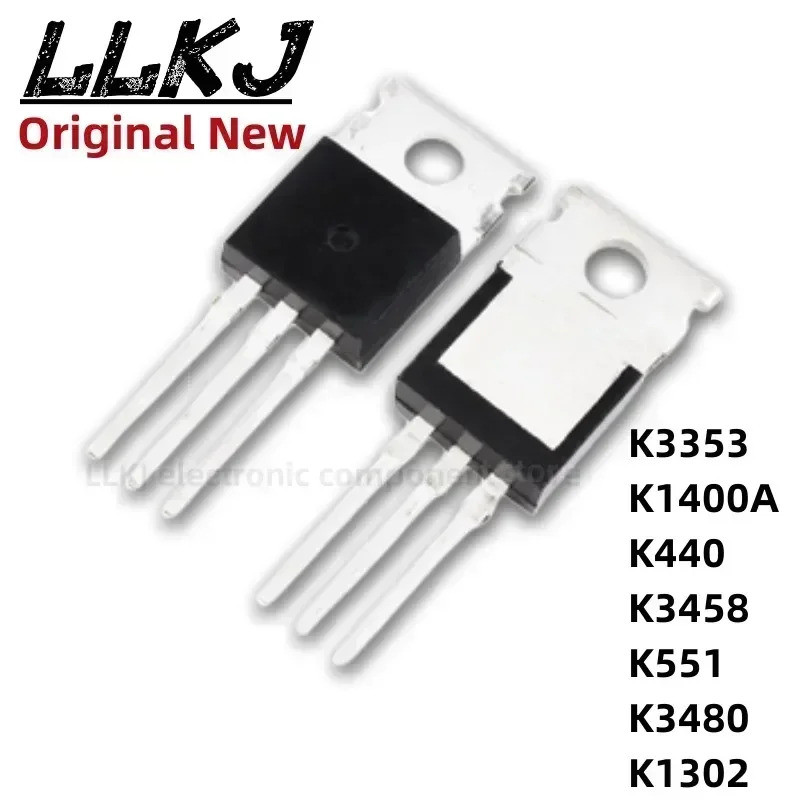 5 ชิ้น 2SK3353 K1400A K440 K3458 K551 K3480 K1302 TO-220 Field Effect ทรานซิสเตอร์