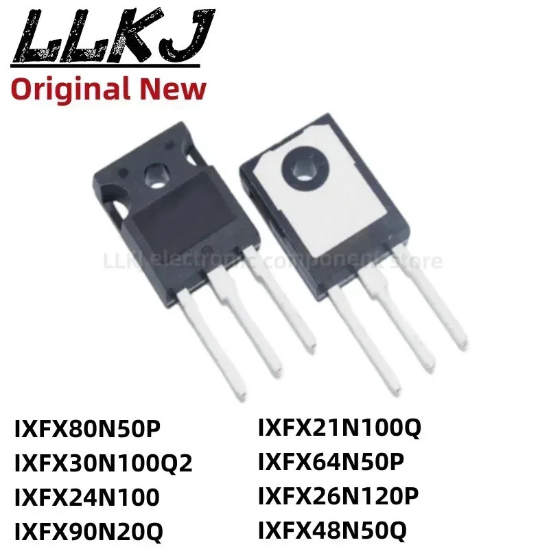 5 ชิ้น IXFX80N50P IXFX30N100Q2 IXFX24N100 IXFX90N20Q IXFX21N100Q IXFX64N50P IXFX26N120P IXFX48N50Q ท