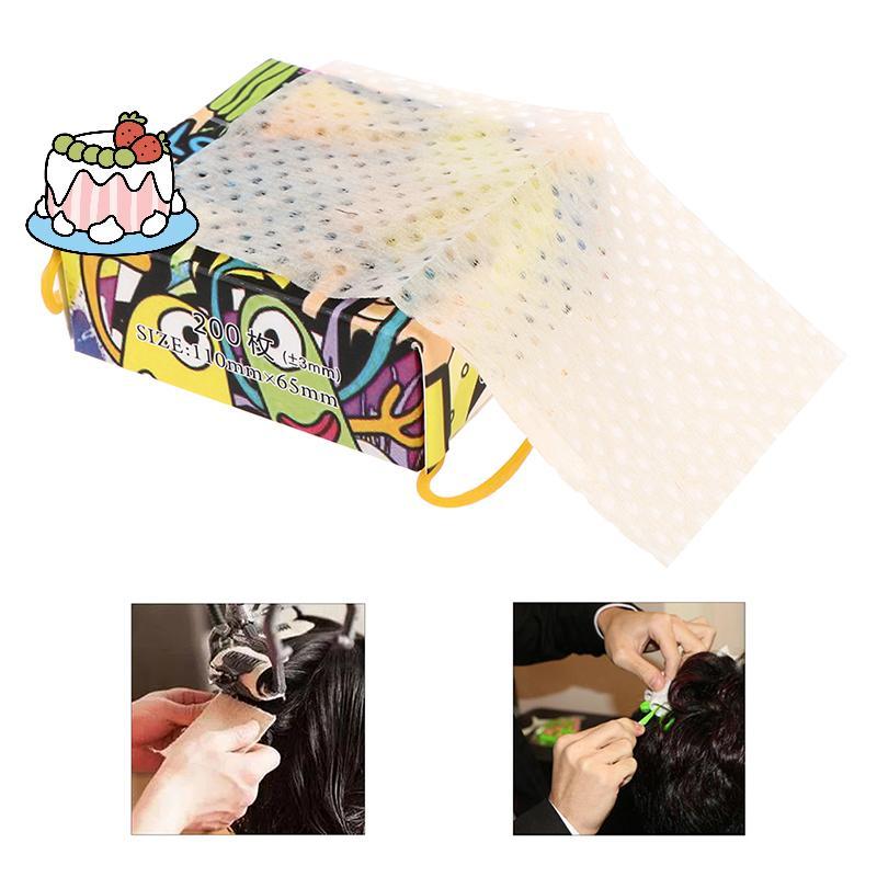 [Sep-t] 200 แผ่นดัดผม Perm Papers เครื่องมือจัดแต่งทรงผมบลังทนความร้อน